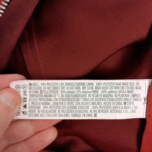 Forever 21 Moto Bikercore,Casual,Preppy,Punk Red Orange Rust Suede Jacket(#1,536 - Picture 3 of 7